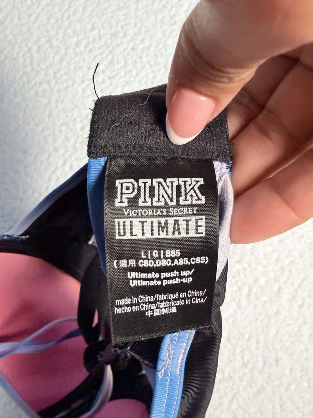 Victoria's Secret PINK Ultimate Push-Up Sports Bra Size L - Picture 6 of 6